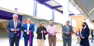Entrega gobernadora infraestructura educativa en San Pablo del Monte
