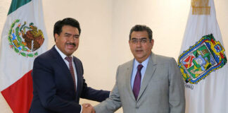 El gobernador Sergio Salomón nombra a Javier Aquino Limón nuevo secretario de gobernación del estado de Puebla