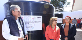 Beneficia gobierno de Lorena Cuéllar a San Pablo del Monte con sistemas de captación de agua pluvial