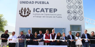 Para fomentar empleo y capacitación, Sergio Salomón inaugura nueva unidad del ICATEP