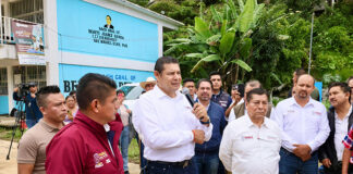 Respuesta inmediata del Gobierno de Puebla ante derrumbe en carretera de Eloxochitlán