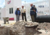 Contraloría Municipal supervisa avance de obras del colector pluvial en CMERI de SMDIF