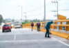 SOSAPACH realiza limpieza en el puente elevado del Distribuidor Vial Cholula