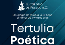 Invita El Colegio de Puebla, A.C. a Tertulia Poética