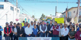 Entrega Gobierno de la Ciudad infraestructura vial en la colonia Aquiles Serdán
