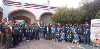 Entrega Severiano de la Rosa uniformes a personal de Mantenimiento Urbano, Residuos Sólidos y Agua Potable de Amozoc
