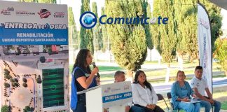 Más deporte y convivencia para las familias: Lupita Cuautle entrega rehabilitación de Unidad Deportiva
