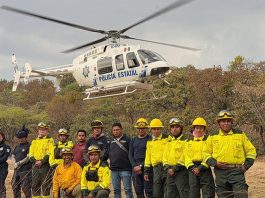 Coordinación interinstitucional logra sofocar incendio forestal sin daños a población en Cohetzala