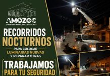 En Amozoc colocan luminarias nuevas y reparan otras para brindar mayor seguridad