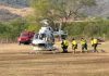 Gobierno del estado continúa combate de incendio en la Mixteca
