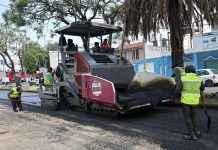 Fortalece Pepe Chedraui vialidades con el Tren Capitalino de Pavimentación