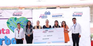 Fortalece Lupita Cuautle la educación y el cuidado ambiental con entrega de apoyos en San Rafael Comac