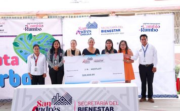 Fortalece Lupita Cuautle la educación y el cuidado ambiental con entrega de apoyos en San Rafael Comac