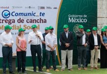 Consolidan gobierno federal y estatal, espacios deportivos como motor de bienestar