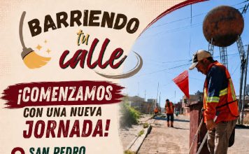 Inicia programa «Barriendo Tu Calle» en el Barrio de San Pedro Mexicaltzingo