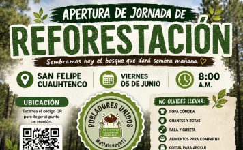 Iniciarán Jornada de reforestación organizaciones civiles en la entidad Tlaxcalteca