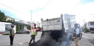 Supervisa Pepe Chedraui trabajos del programa “BacheAndo” Puebla en Villa Posadas
