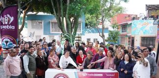 Realiza Gobierno de Pepe Chedraui mantenimiento de fuente en el Parque del Barrio de Xanenetla