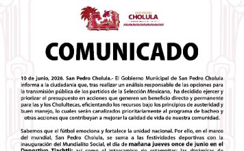 El Mundialito Social continúa con sus actividades; informa el gobierno de San Pedro Cholula