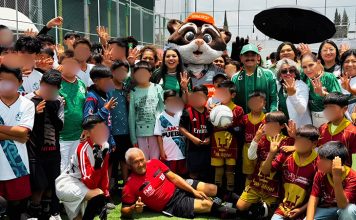 Tlazolito promueve la cultura de la limpieza durante el Mundialito Social San Pedro Cholula