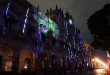 Inaugura Pepe Chedraui nuevo sistema de iluminación arquitectónica del Palacio Municipal