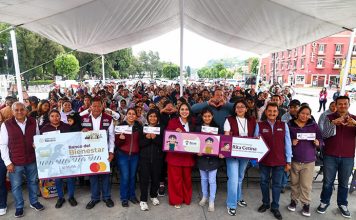 Claudia Sheinbaum y Tonantzin Fernández trabajan en sinergia por la educación de las y los niños cholultecas