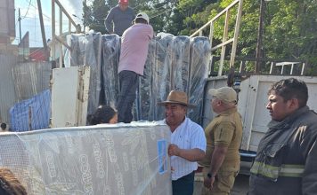 Gobierno municipal de Amozoc atiende de manera inmediata afectaciones por las fuertes lluvias registradas en Chachapa