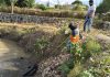 El OOSL de San Pedro Cholula, realizó trabajos de saneamiento en el vaso regulador de Santiago Mixquitla