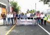 Entrega Pepe Chedraui rehabilitación vial en la Junta Auxiliar de San Baltazar Campeche