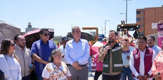 Con #CallesAl100 Pepe Chedraui impulsa trabajos de pavimentación en la Junta Auxiliar de Santo Tomás Chautla