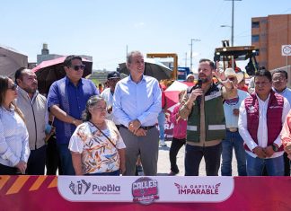 Con #CallesAl100 Pepe Chedraui impulsa trabajos de pavimentación en la Junta Auxiliar de Santo Tomás Chautla