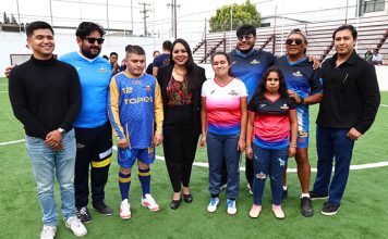 Gobierno de San Pedro Cholula, realiza experiencia de fútbol con personas con discapacidad visual