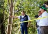 Con obra comunitaria y maquinaria, gobierno estatal interviene deslave en Parque Metropolitano