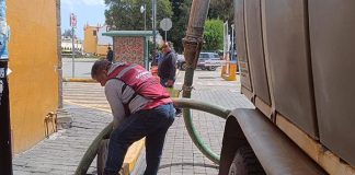 SOSAPACH realizó trabajos de desazolve en el primer cuadro de la ciudad