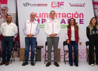 Fortalecen Pepe Chedraui y MariElise Budib seguridad alimentaria con entrega de despensas en San Francisco Totimehuacan