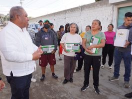 Continúa Severiano de la Rosa fortaleciendo la seguridad con alarmas vecinales y mejor iluminación en Amozoc