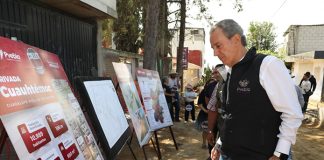 Supervisa Pepe Chedraui trabajos de pavimentación en la colonia Guadalupe Hidalgo 2da. Sección