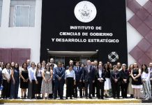 Preside Rectora Lilia Cedillo Tercer Informe de Labores en el ICGDE