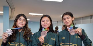 Ganan alumnas BUAP medalla de bronce en tenis de mesa