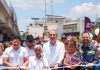 Con el Tren Capitalino de Pavimentación, Pepe Chedraui rehabilita las laterales del bulevar Xonacatepec