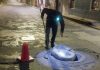 SOSAPACH atiende de manera inmediata fuga en la red de distribución de agua potable en el Barrio de Santiago Mixquitla