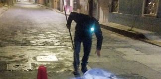 SOSAPACH atiende de manera inmediata fuga en la red de distribución de agua potable en el Barrio de Santiago Mixquitla