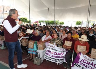 Entrega Pepe Chedraui más de 5 mil despensas del programa “Alimentación Imparable” en San Miguel Canoa
