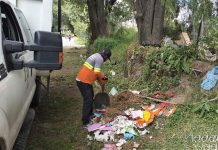Tonantzin Fernández refuerza, con el Organismo Operador del Servicio de Limpia, atención en la Gran Pirámide
