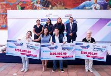 Entrega Lupita Cuautle premios del Sorteo Predial 2026