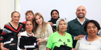 Puebla lista para las Olimpiadas de Oro 2026; Ceci Arellano entrega uniformes a delegación estatal