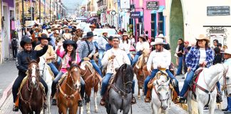 Tonantzin Fernández da inicio a las celebraciones de la Feria Milenaria con tradicional Cabalgata