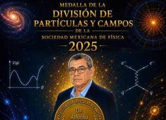 Distinguen a investigador del Instituto de Física de la BUAP con la Medalla de la División de Partículas y Campos de la Sociedad Mexicana de Física