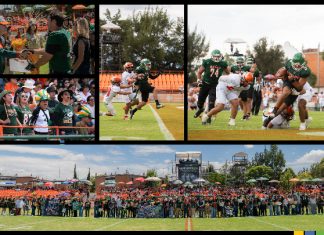 Los Aztecas UDLAP se imponen 28-8 a Leones Cancún