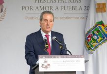 Con patriotismo y amor por Puebla, inicia conmemoración del 216 Aniversario de la Independencia de México